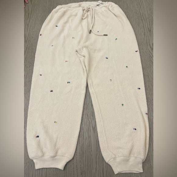 THE GREAT. SHERPA CROPPED JOGGERS - Picture 2 of 5